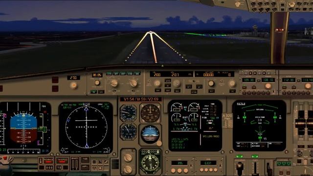 Landing A320 at Zvartnots Yerevan ( Cockpit view )