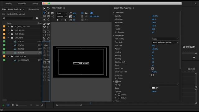 Hands SlideShow Template  | Premiere pro | Free Download