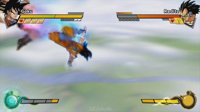 ¡Llega el saiyan! Goku vs Raditz en DRAGON BALL Z: BURST LIMIT (PlayStation 3)