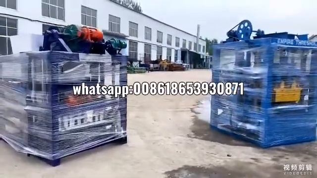 QTJ4-28 automatic cement block brick machine loading short video