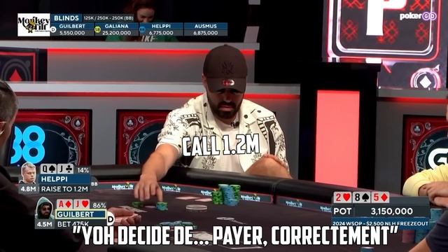 Je Suis en Table Finale 🤑 des Championnats du Monde de Poker : $440,000 + le Bracelet à la WIN