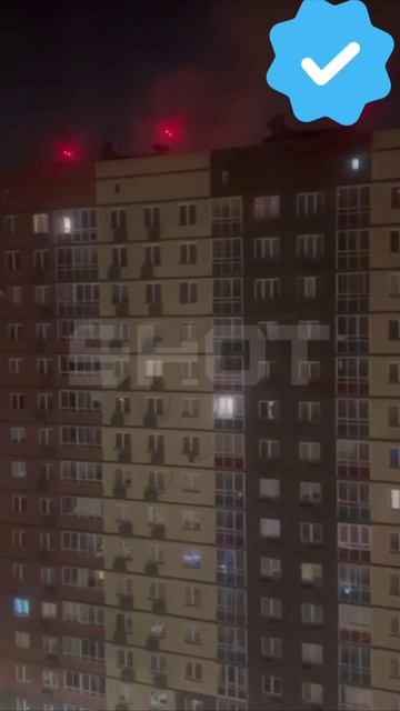 Момент взрыва в Московской области