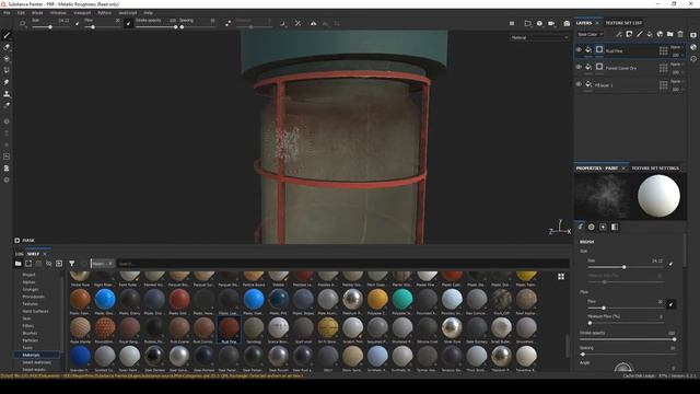 Texture Painting an Industrial Lamp | Part: 3 | Substance Painter 2020.2.1