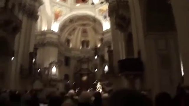 midnight mass in Salzburg