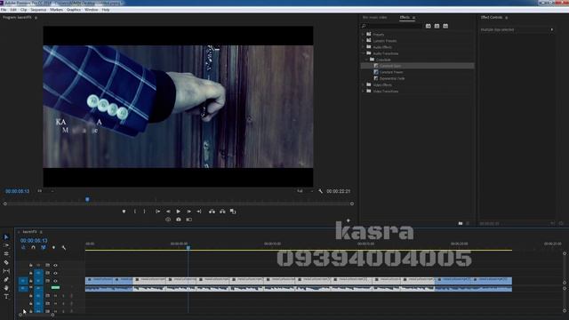 premiere fading the sound group and dissolve them in timeline english subtitle