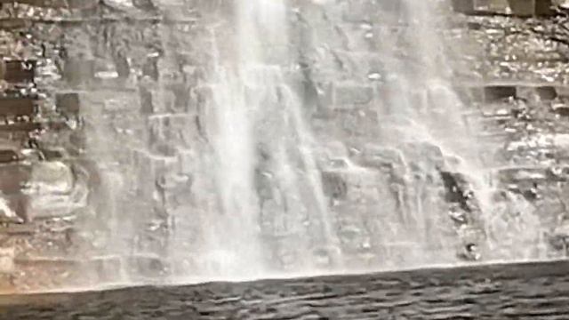 4K Waterfall Unbelievable Breath Taking Sunset Views Mindfulness & Healing at the End Of The Rainbo