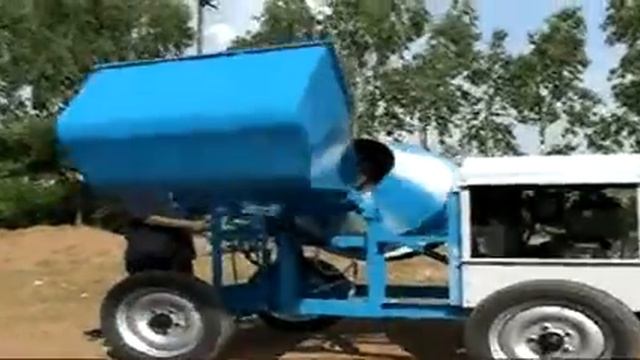 Concrete Mixer With Hydraulic Hopper - Bellstone Online