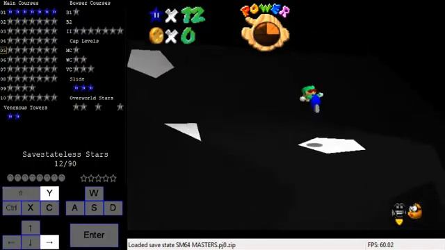 SM64 Masters Challenge: Course 5 Star 1 [savestateless]