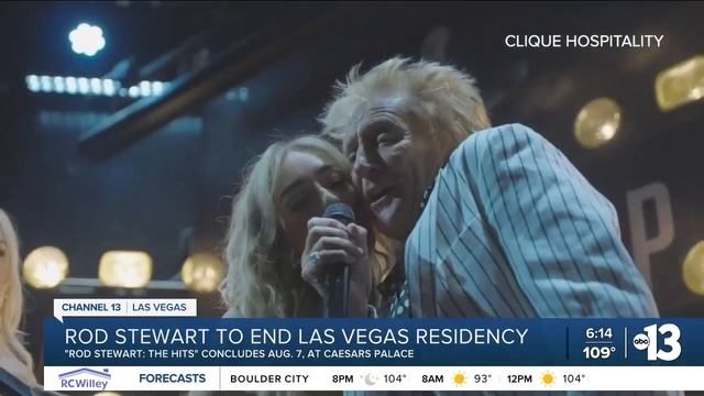 Sir Rod Stewart celebrates end of iconic 13-year Vegas residency by surprising fans