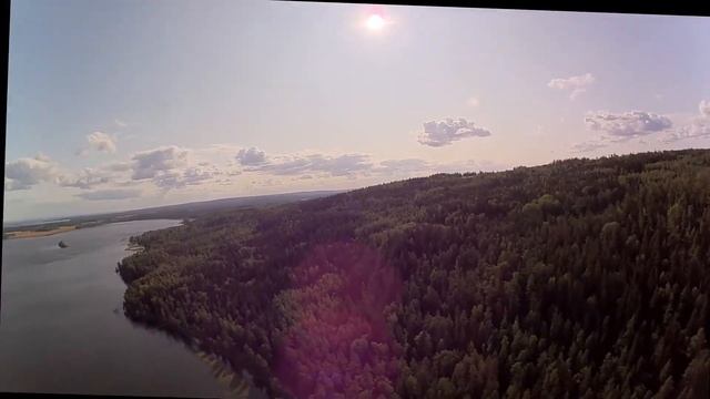 Viewpoint west of Karlsborg, Sweden, Aerial, Runcam Split 2, Deshaker