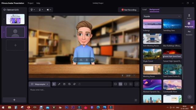 Avatar Presentation using Filmora 12 | Create Videos w Your Avatar!