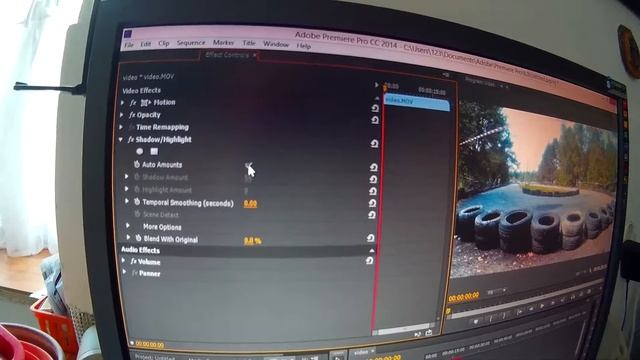 How to adjust Shadows & Highlights in Adobe Premiere Pro CC 2014