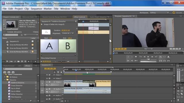 Premiere Pro CS5.5 Video Editing Tutorial
