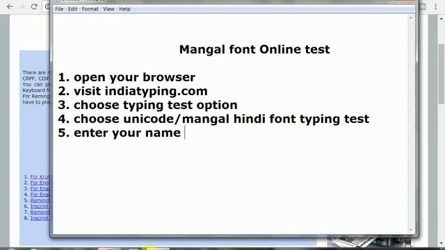 Mangal font online test website | Best website for mangal font online test | Youtube University