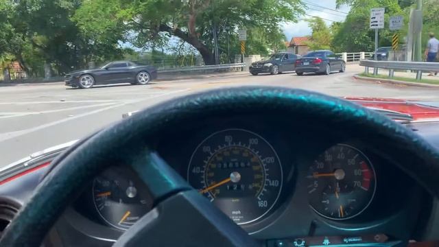 1985 MB 380SL (r107) driving