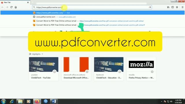 How to Convert a Word document's to PDF.
