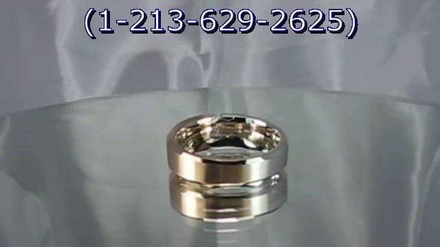 0.27 ct. Princess Cut Diamond 2-Tone Men's Ring 14K WPG #2630A