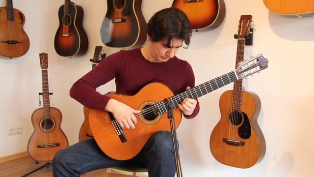 Santos Bayon classical guitar after Santos Hernandez from 1921 - sweet sounding guitar