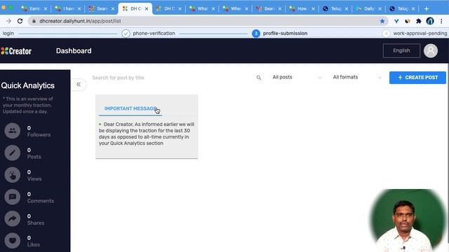 How to Earn Money through Dailyhunt | DHcreator | Make Money with Sai Ramesh | Work from Home Telug