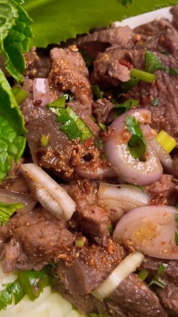 Homemade Spicy Thai Beef Salad 🥗 Very delicious 😋