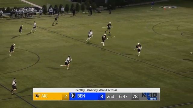 Bentley Men's Lacrosse vs. AIC Highlights