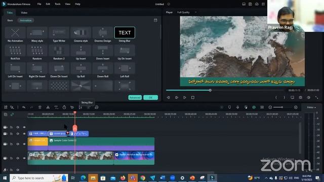 Wondershare Filmora 12 – Class 3 - Stock Media & Titles - Learn in Telugu - 10th May 2023