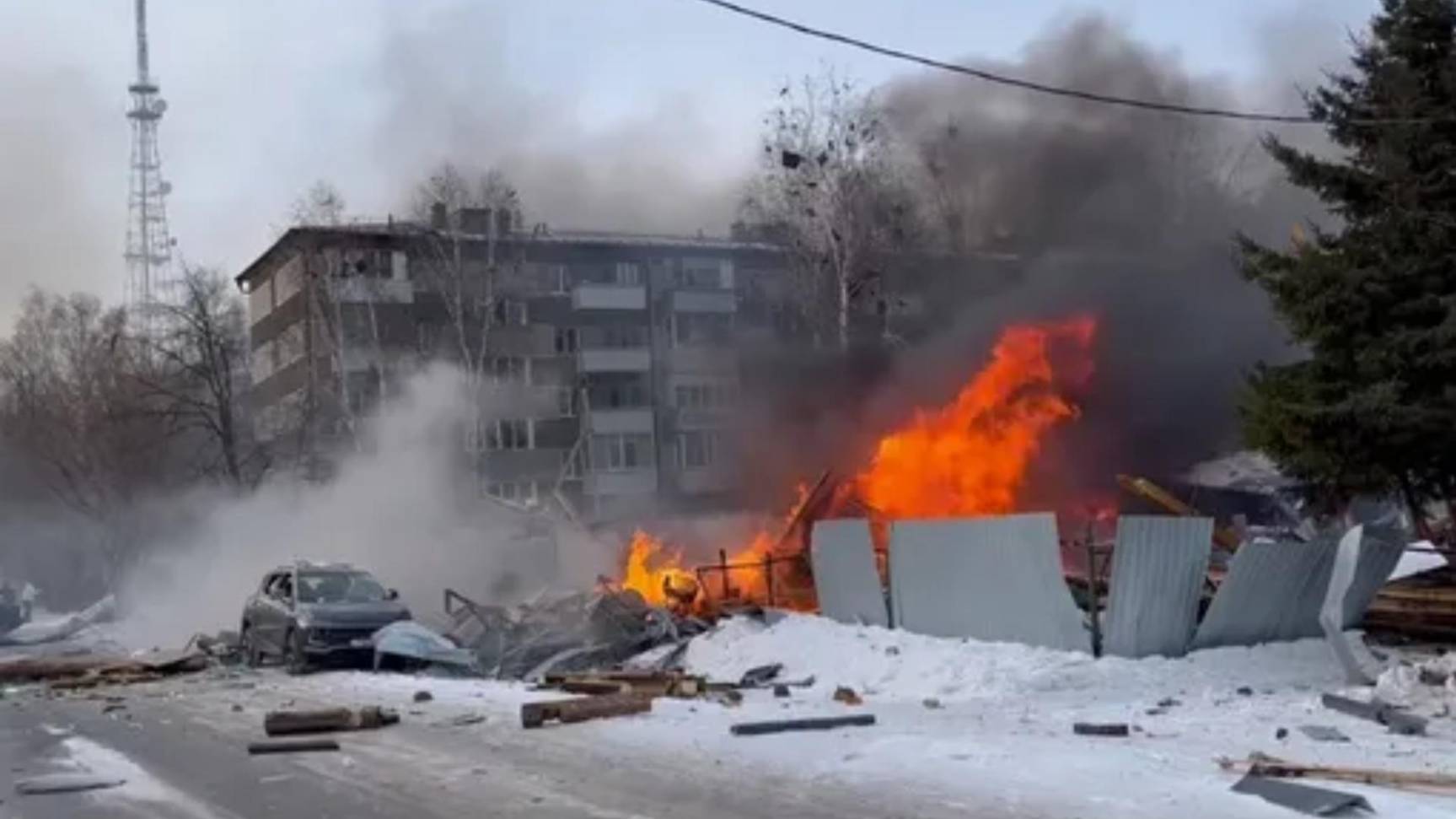 Стало известно о разрушении дома в Тобольске после взрыва