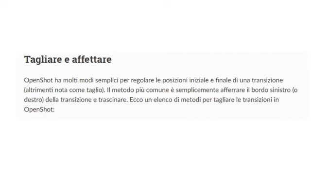 075338 OPENSHOT TRANSIZIONI