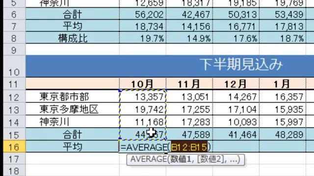 エクセル2010使い方講座(Office Excel 2010) 下巻 第2章「関数の自動入力」【動学.tv】