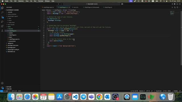 Автоматизация тестирования UI с Playwright на стеке JS/TS. Урок 9 - Фикстуры.