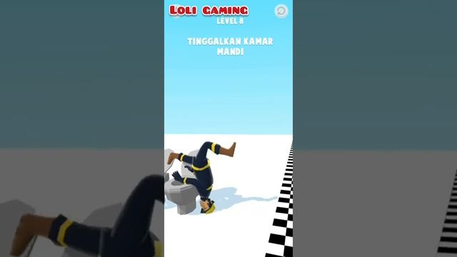 Pak polisi baru belajar berjalan kejedot kepala🤣 |  fail run | loli gaming