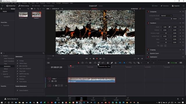 Come installare, creare e esportare LUT personalizzate con DaVinci Resolve