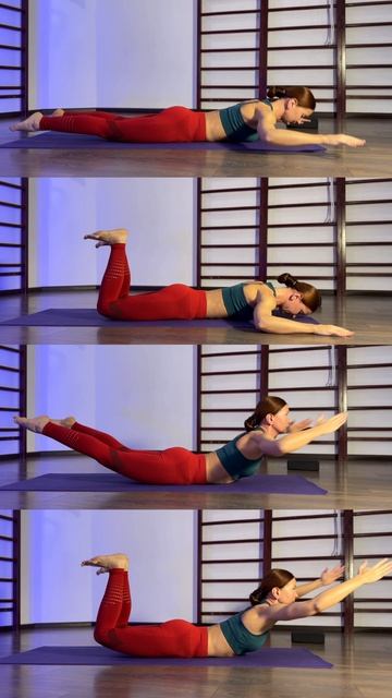 Простые упражнения для укрепления мышц спины