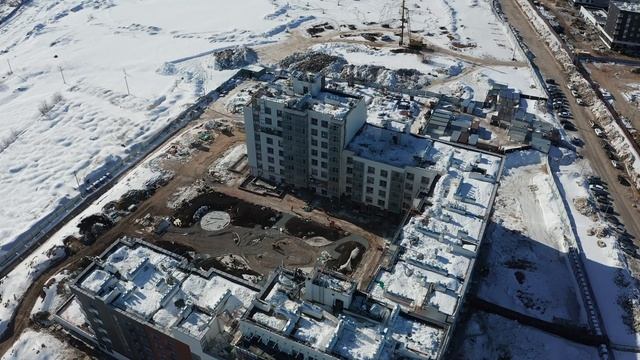 Динамика строительства ЖК "Лето" (март, 2022)