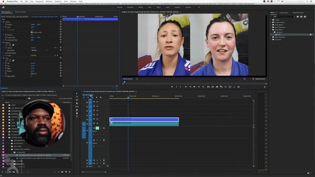 How to do Split Screen in Adobe Premiere Pro