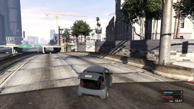 GTA Online - LSPDFR - Chased in a Smart Car (I Run)
