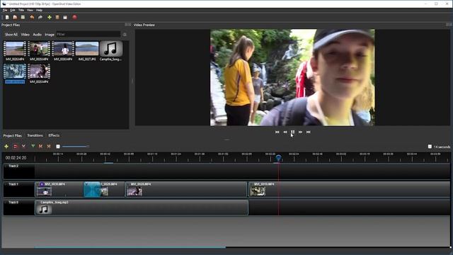 OpenShot Tutorial for v2.4.1 - 5. Editing audio