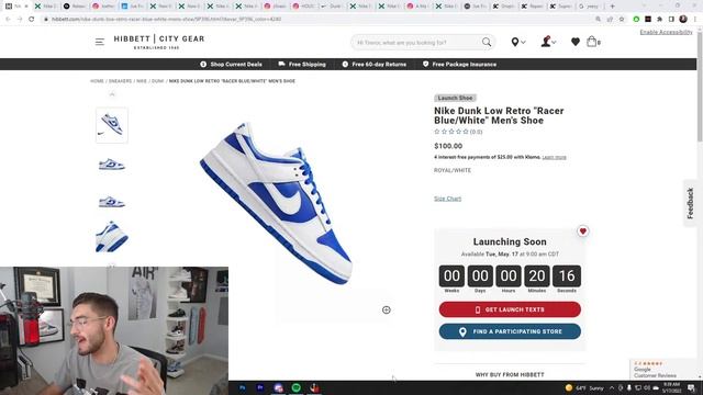Live Cop Dunk Low 'Racer Blue' Joe Freshgoods NB 9060s & POTENTIAL SUPREME AF 1 RESTOCKS