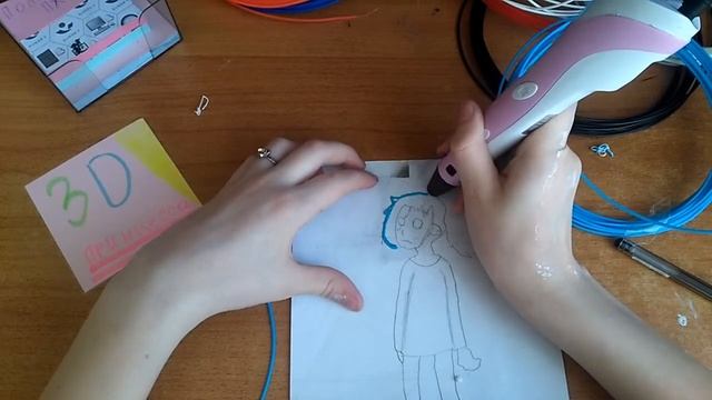 3D ручка. Делаем Салли Face. Читайте описание