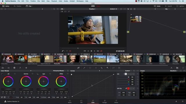 Trick to speed up your custom curves workflow - DaVinci Resolve 14