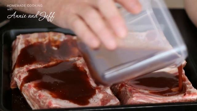 Печени ребърца с барбекю сос / Baked Baby-back Ribs