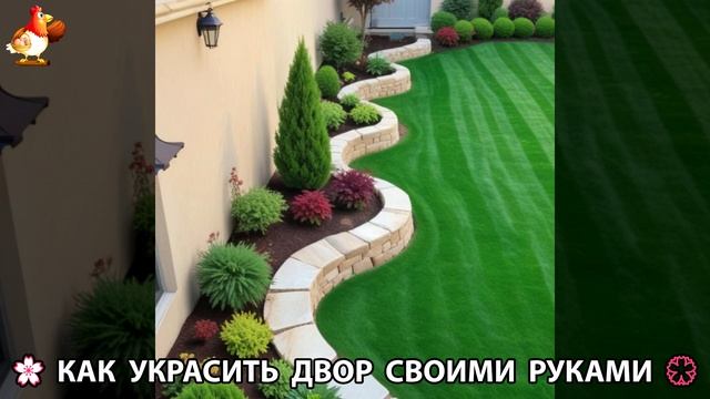 Как украсить двор дома фото идеи (214) 🏡 для дачи и сада своими руками 🌷🪻🌺💮