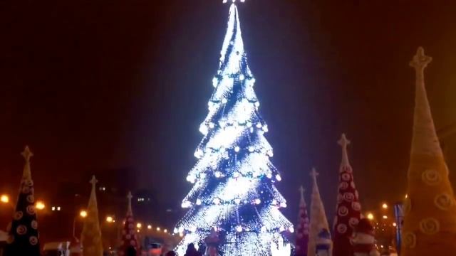 новогодняя елка в Харькове 2014