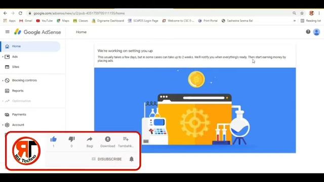 How to Adsense on blogger | How to apply on Adsense account | Activate your Adsense account| blogge