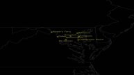 Washintgon DC Thunderstorm on 07/28/2017 Lightning Map