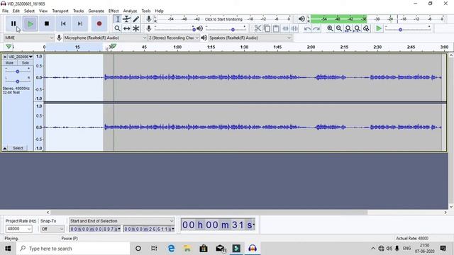 How To Remove Noise From Audio /Video | Noise Reduction Using Audacity software