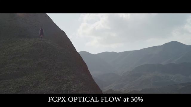 Optical flow slow motion in Premiere vs FCPX