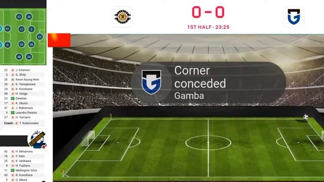 KASHIWA REYSOL VS GAMBA OSAKA LIVE FOOTBALL JAPAN LEAGUE 1.