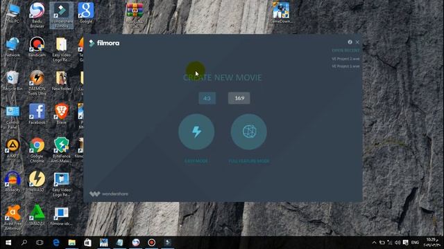 تحميل افضل برامج المونتاج |برنامج Filmora| مع ازالة العلامة المائية  للنظامين 32 bit و64 bit