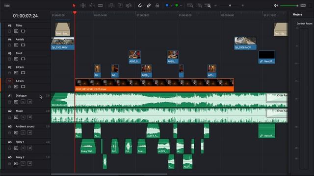 Organising your Edit Page Timeline in Davinci Resolve Studio 18